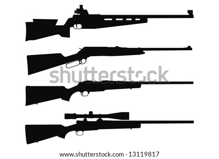 Rifle Silhouette Stock Images, Royalty-Free Images & Vectors | Shutterstock