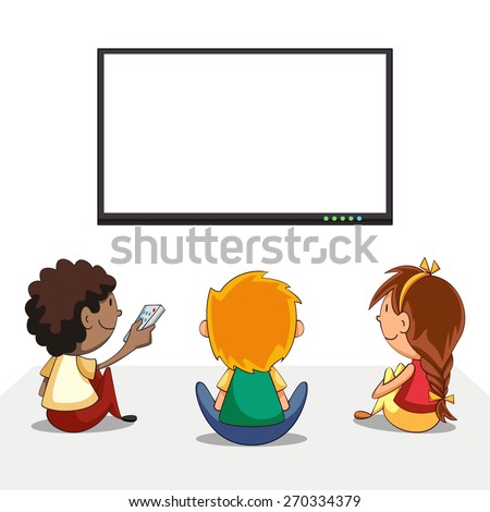 People Watching Tv Cartoons Stock Images, Royalty-Free Images & Vectors ...