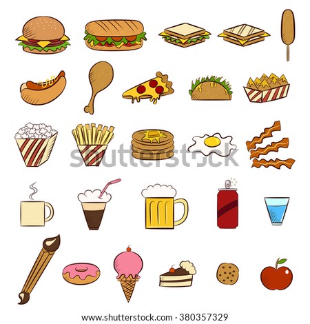 Child Eating Apple Vector Illustration Kid Stock Vector 232885924 ...