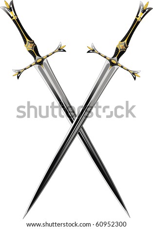 Cross Swords Two Stock Photos, Images, & Pictures | Shutterstock