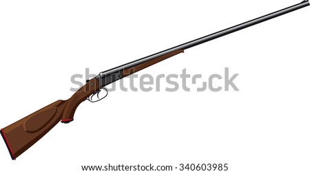 Double Barrel Shotgun Stock Images, Royalty-Free Images & Vectors