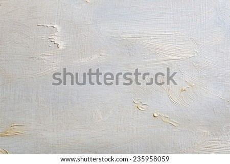Abstract oil painted texture on canvas