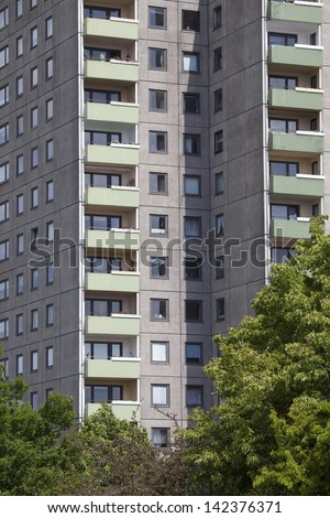 Modern Urban Apartment Building high rise apartment stock images, royalty-free images & vectors Modern Urban Apartment Building high rise apartment stock images, royalty-free images & vectors