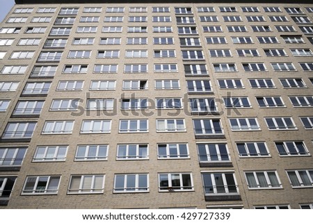 Modern Apartment Building Stock Images, Royalty-Free Images ...  Facade of a modern apartment building in Hamburg, Germany