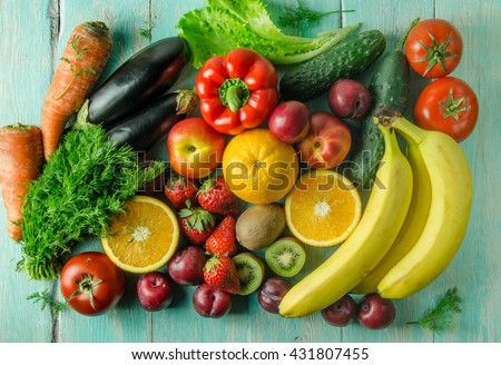 Fruits and vegetables