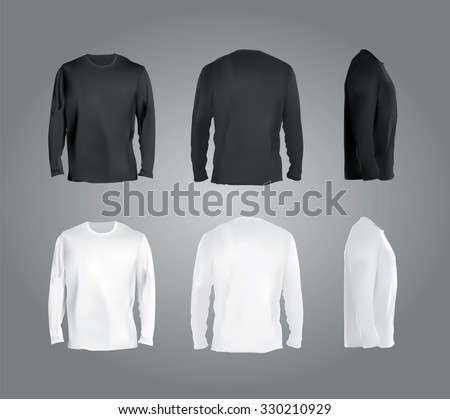 Download Long Sleeve Shirt Template Stock Images, Royalty-Free ...