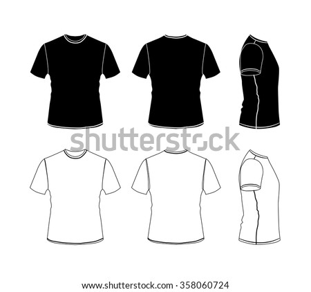 Download Tshirt Outline Icon Collection Vector Eps 10 Stock Vector ...