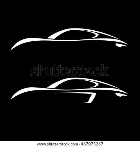 Car Vehicle Silhouette Icons Vector Stock Vector 467075267 - Shutterstock