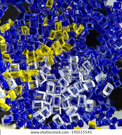 plastic polymer granules