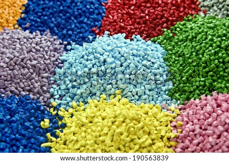 plastic polymer granules