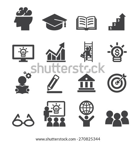 student vector postgraduate Stock Education Icon Business Vector 270825344   Shutterstock