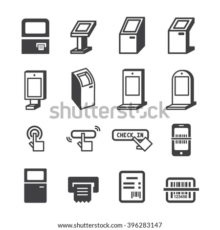 Kiosk Icon Stock Vector 396283147 - Shutterstock