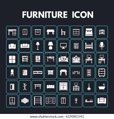 Furniture Icon Stock Images, Royalty-Free Images & Vectors | Shutterstock