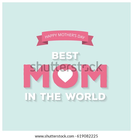 Happy Mothers Day Cards Vintage Retro Stock Vector 132326957 - Shutterstock