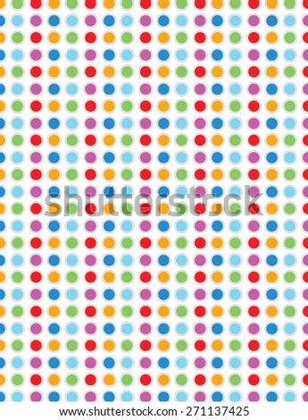 Colour Dots Pattern Vector Illustration Stock Vector 9196405 - Shutterstock