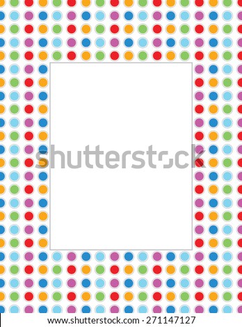 polka dots invitations templates