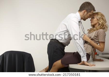 Footsie under table