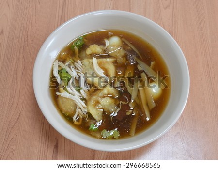 braised fish maw in red gravy