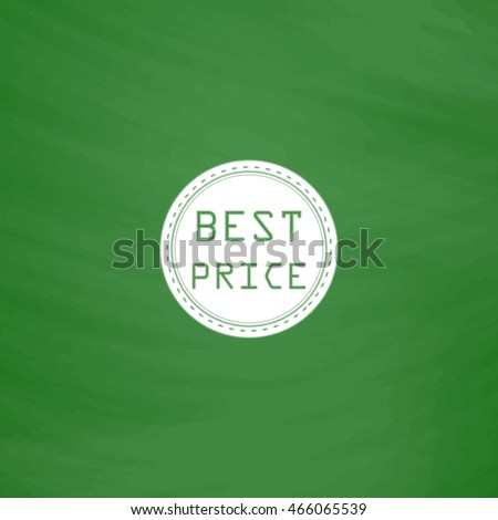 Price Icon Illustration Flat Symbol Imitation Stock Illustration ...