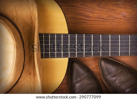  Guitar Cowboy Hat Stock Images Royalty Free Images 