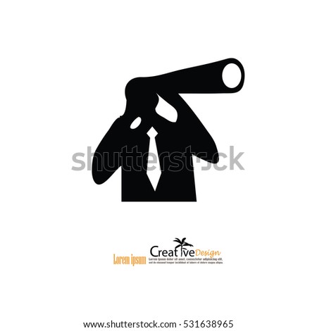 Man With Binoculars Stock Images, Royalty-Free Images & Vectors