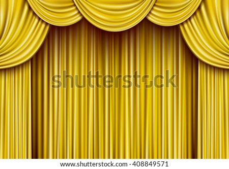 Gold Curtain Stock Images, Royalty-Free Images & Vectors | Shutterstock