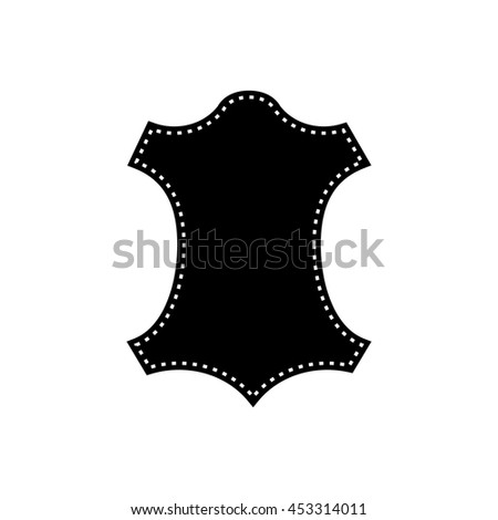 Sign Leather On White Background Stock Vector 69768337 - Shutterstock