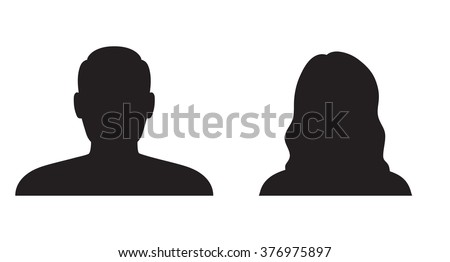 Man Woman Silhouette Stock-vektorgrafik 376975897 - Shutterstock