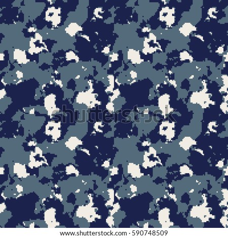 Us Navy Digital Camouflage Fabric Texture Stock Vector 590748503 ...