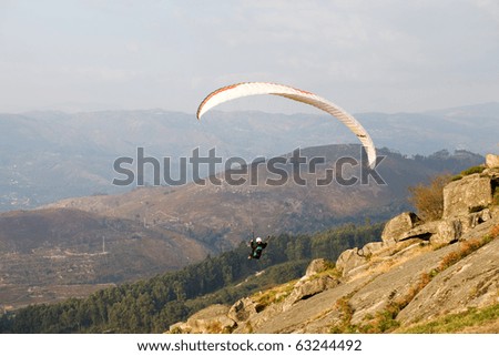 paraglider caldelas paragliding