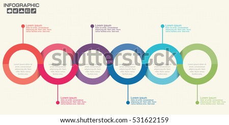 venn for circles 5 diagram Royalty Free & Images Stock Vectors Images, Diagram