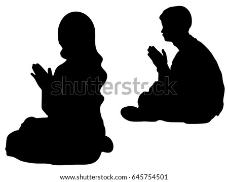 Woman Praying Silhouette Stock Images, Royalty-Free Images & Vectors ...