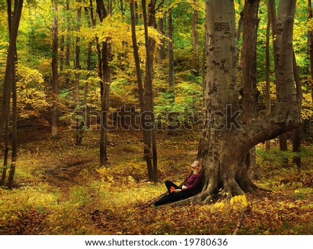 Sitting under a tree Stock Photos, Images, & Pictures | Shutterstock