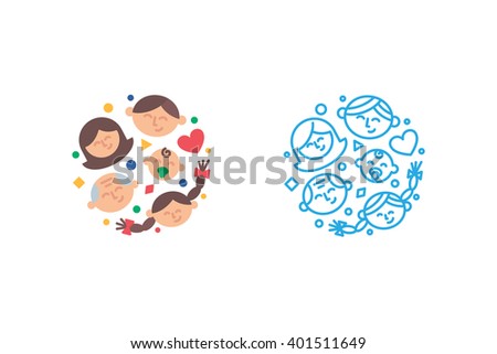 Family Tree Vector Illustration Flat Style Stock Vector 229751791 Shutterstock Family Tree Template Modern Flat Style Stock Vector 405185863