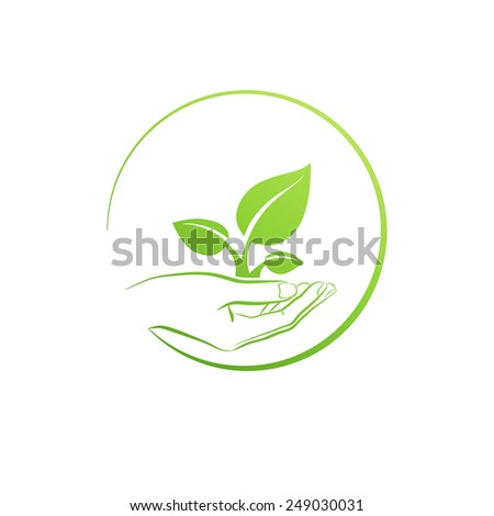 Set Green Leaves Design Elements Green Stock Vector 192705377 ...