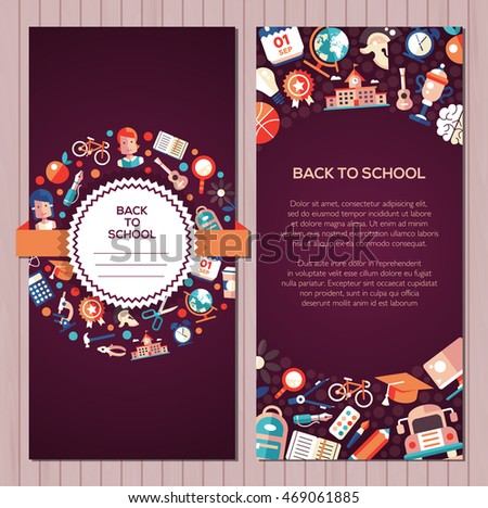 Graduation Card Stock Photos Royalty Free Images Vectors Shutterstock Back To School Postcard Template
