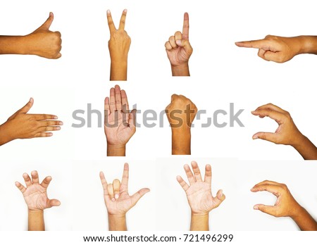 Finger Spelling Alphabet American Sign Language Stock Photo 50011387 ...