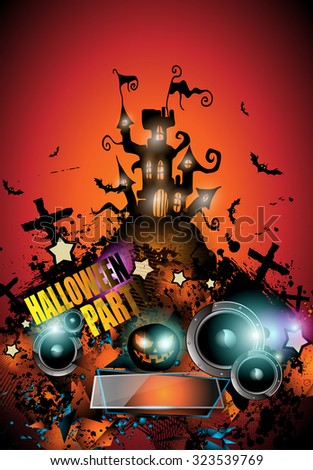 halloween night event flyer party template with space for text ideal for horror themed parties - Halloween Night Party halloween night event flyer party template with space for text ideal for horror themed parties - Halloween Night Party