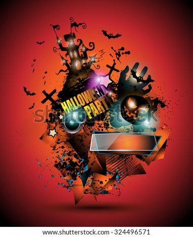 halloween night event flyer party template with space for text ideal for horror themed parties - Halloween Night Party halloween night event flyer party template with space for text ideal for horror themed parties - Halloween Night Party