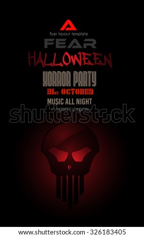 halloween night event flyer party template with space for text ideal for horror themed parties - Halloween Music For Parties halloween night event flyer party template with space for text ideal for horror themed parties - Halloween Music For Parties