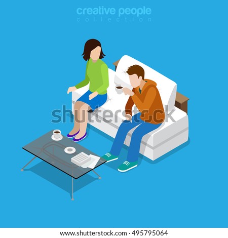 https://thumb7.shutterstock.com/display_pic_with_logo/2372318/495795064/stock-vector-flat-isometric-couple-sitting-and-drinking-coffee-man-and-woman-talking-in-living-room-vector-495795064.jpg
