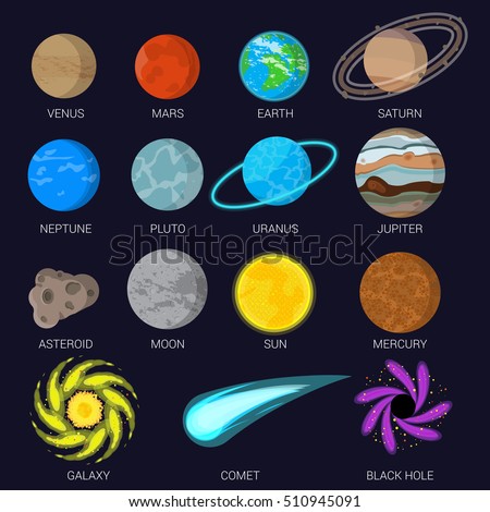 Rendered Image Planets Some Moons Our Stock Illustration 163792934 ...