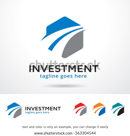 Investment Logo Template Design Vector Stock Vector (Royalty Free