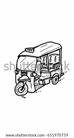 Coloring Page Cartoon Fire Truck Emergency Stock Vector 685695826 ...