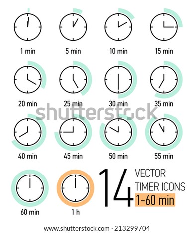 set clock for 15 minutes