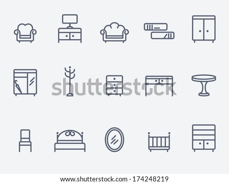 Modern Furniture Icon furniture icon stock images, royalty-free images & vectors Modern Furniture Icon furniture icon stock images, royalty-free images & vectors