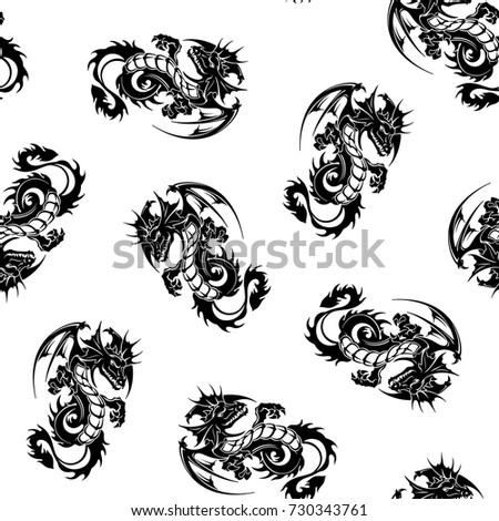 Tribal Tattoo Design Elements Set Stock Vector 565457776 - Shutterstock