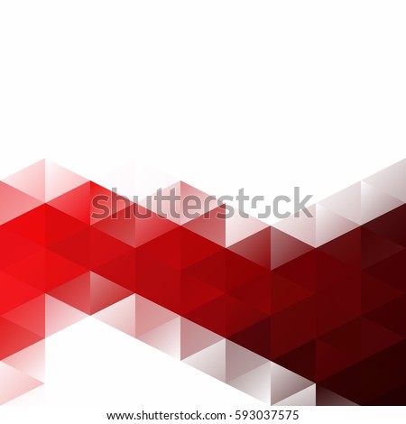 Red Grid Mosaic Background, Creative Design Templates