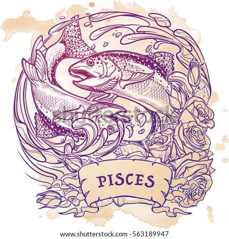 100 zodiac signs pisces colored tattoo 10 best cute 100 zodiac signs pisces colored tattoo 10 best cute