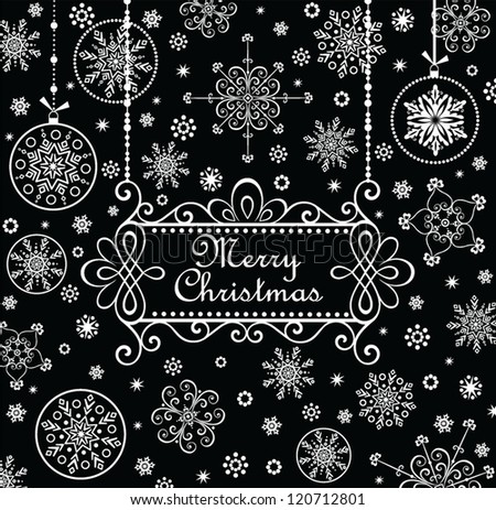 Xmas Invitations Stock Vector 66046915 - Shutterstock